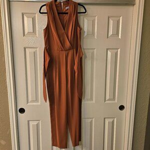 Antonio Melani Sleeveless Front Tie Jumpsuit